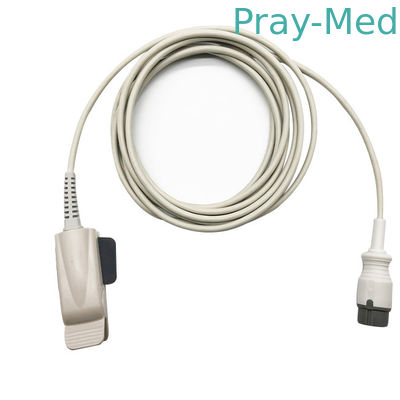 Zoncare/Hwatime คลิปนิ้วสำหรับผู้ใหญ่ Spo2 Sensor TPU 3m 6 Pin Spo2 Sensor