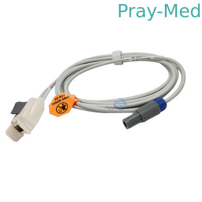 Medical BCI เซนเซอร์ Spo2 แบบใช้ซ้ำได้ 7 พินขั้วต่อ Lemo แจ็คเก็ต TPU