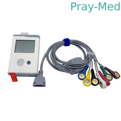 Beneware CT 08 TPU 1.1m ECG Holter Cable แต่ละแพ็ค 7 Pin Snap