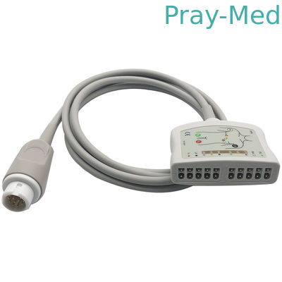 Edan Elite V8 EKG ECG Trunk Cable 2.4M ขั้วต่อ 12 ขากลม