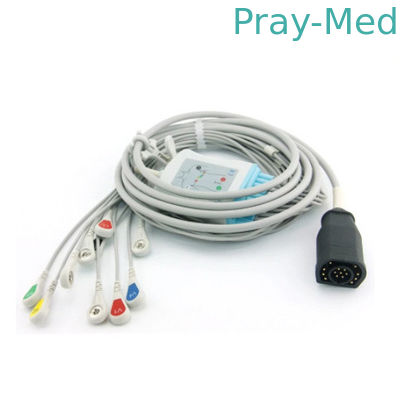 Zoll Defibrillators 10 สายเคเบิล Ecg ตะกั่ว, Ecg Trunk Cable สำหรับ M / E Series