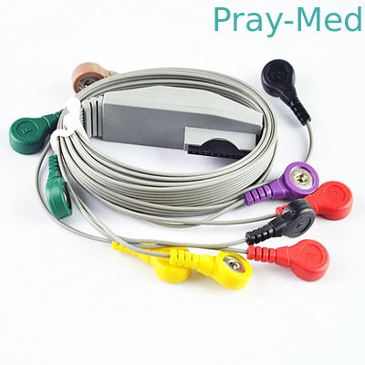 Mortara Holter EKG Cable สำหรับผู้ป่วยวัสดุ TPU รับประกัน 6 เดือน90cm