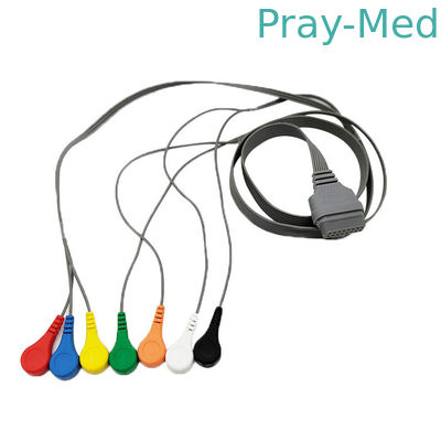 Edan SE-2003 / SE-2012 7lead / 10lead holter recorder ecg เคเบิลและสายสัญญาณ
