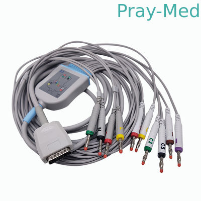 Mortara Burdick Eclipse EKG Cable Compatible 007704 012-0844-00 012-0844-01 3.6m ความยาว