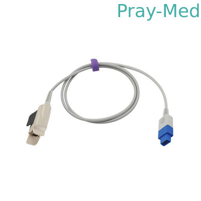 โพรบ DB9 9P Spo2 เซนเซอร์ความแม่นยำสูง Comaptible GE Trusignal TS-FD