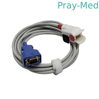 Pulse Oximeter Probes สำหรับผู้ใหญ่, 14 Pin  Reusable Spo2 Sensors