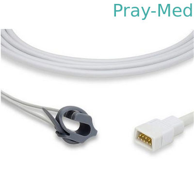 Novametrix Soft Tip ผู้ใหญ่ Spo2 เซ็นเซอร์ด้วยสายสั้น 1 เมตร 9 ขา