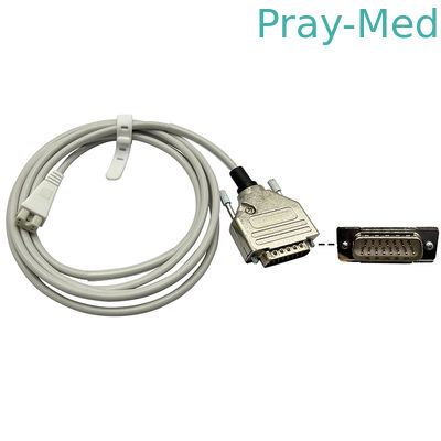 สายเคเบิลเซ็นเซอร์การไหลของเครื่องช่วยหายใจ Neonate สำหรับ Drager Babylog 8000 3M พร้อมสีขาวเทา